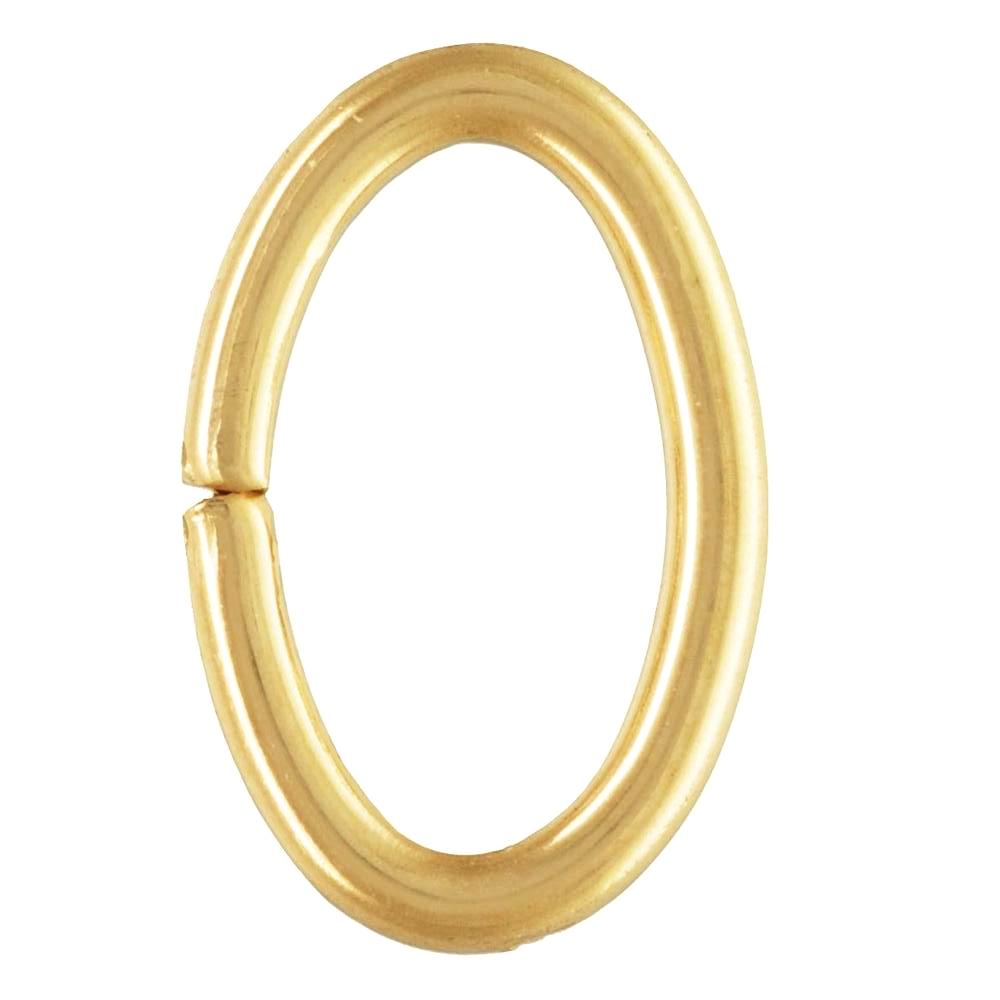 Jump Ring - Oval - Gold Plated - 12mm x 1.5mm - Qty 100. Melbourne Australia