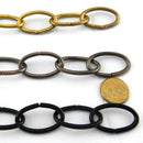 Lighting Chain, size: 3.8mm. Commercial grade. Chain by the metre & bulk buy. Factory direct prices. Australia wide shipping from Melbourne. Shop: chain.com.au