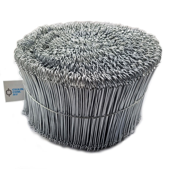 Galvanised Loop Ties (Bag Ties) 300mm x 2000. Australia