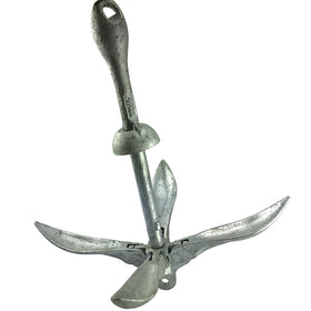 Marine anchor - folding anchor 'Type A', hot dipped galvanised, weight: 2.5kg. Melbourne, Australia.