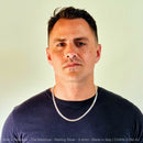 Men's Chain Necklace - The Maximus - Sterling Silver - 5.4mm - Made in Italy. Australia wide shipping. Shop jewellery chain chain.com.au