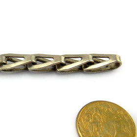 Decorative mirror chain, nickel plated. Chain by the metre or 25-metre reel. Australia wide shipping + Melbourne click & collect.