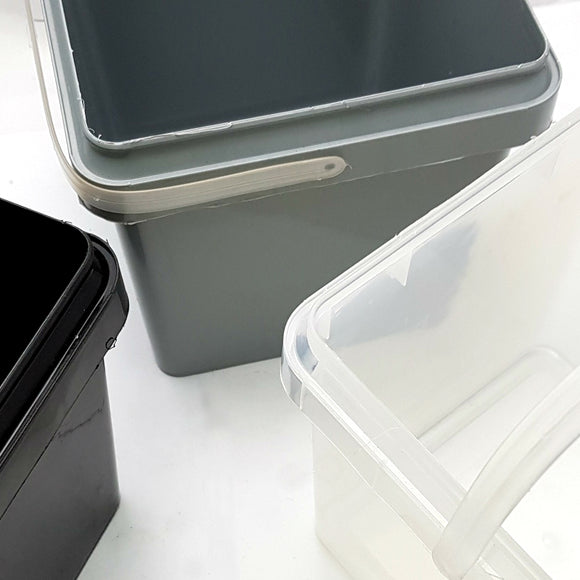 Plastic Buckets 2.3 Litre. Colour: Grey. Qty 84. Melbourne Australia