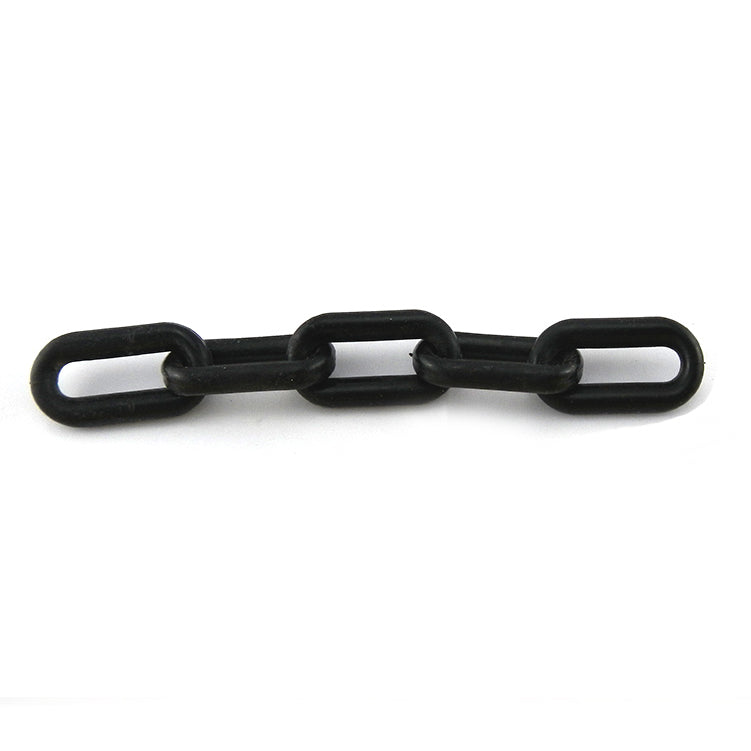 Plastic Chain Black. Size: 8mm. Order by the metre. Melbourne Australia