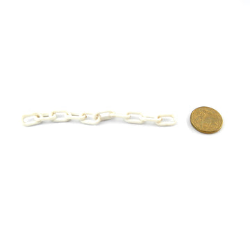 Plastic Chain - White - 3mm x 100m. Melbourne Australia