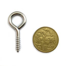 Screw Eye - Stainless Steel - Size: 4mm. Australia wide shipping from Melbourne. Shop hardware online chain.com.au
