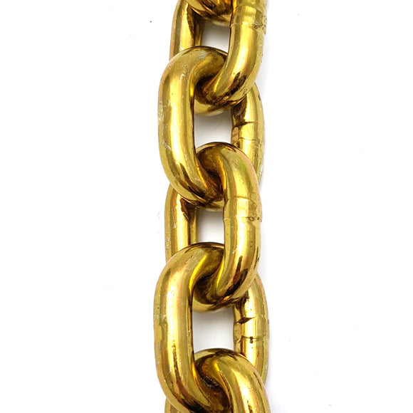 Hardened security chain, size: 10mm, order by the metre with a minimum order of 1 metre.