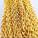Trace Chain in a Gold Plated Finish. Size: 1.5mm, T150. Jewellery Chain, Australia wide shipping. Shop chain.com.au