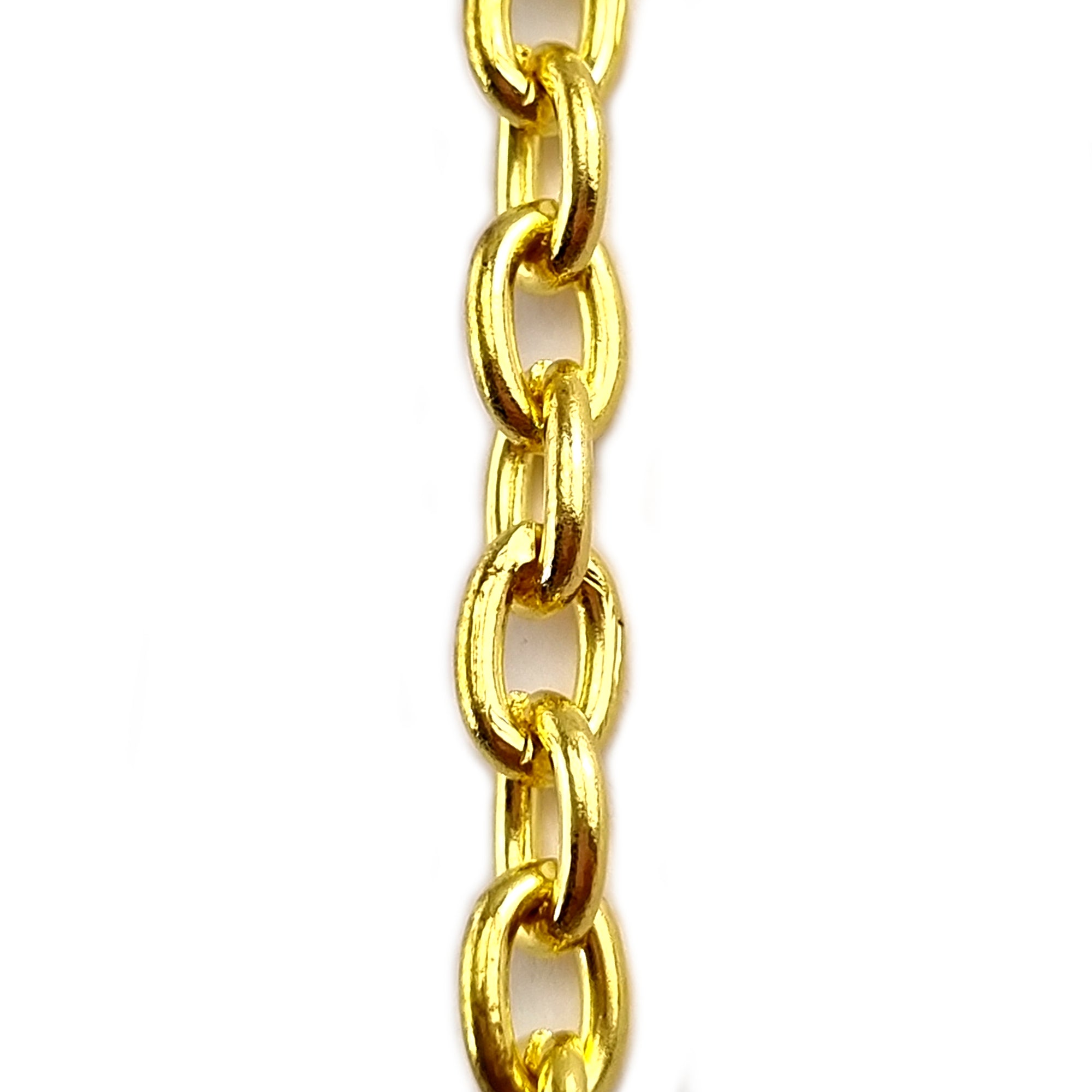 Trace Chain in a Gold Plated Finish x 25m reel. Jewellery Chain, Australia wide shipping. Shop chain.com.au