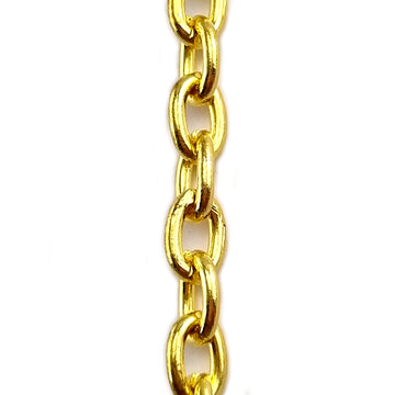 Trace Chain in a Gold Plated Finish x 25m reel. Jewellery Chain, Australia wide shipping. Shop chain.com.au