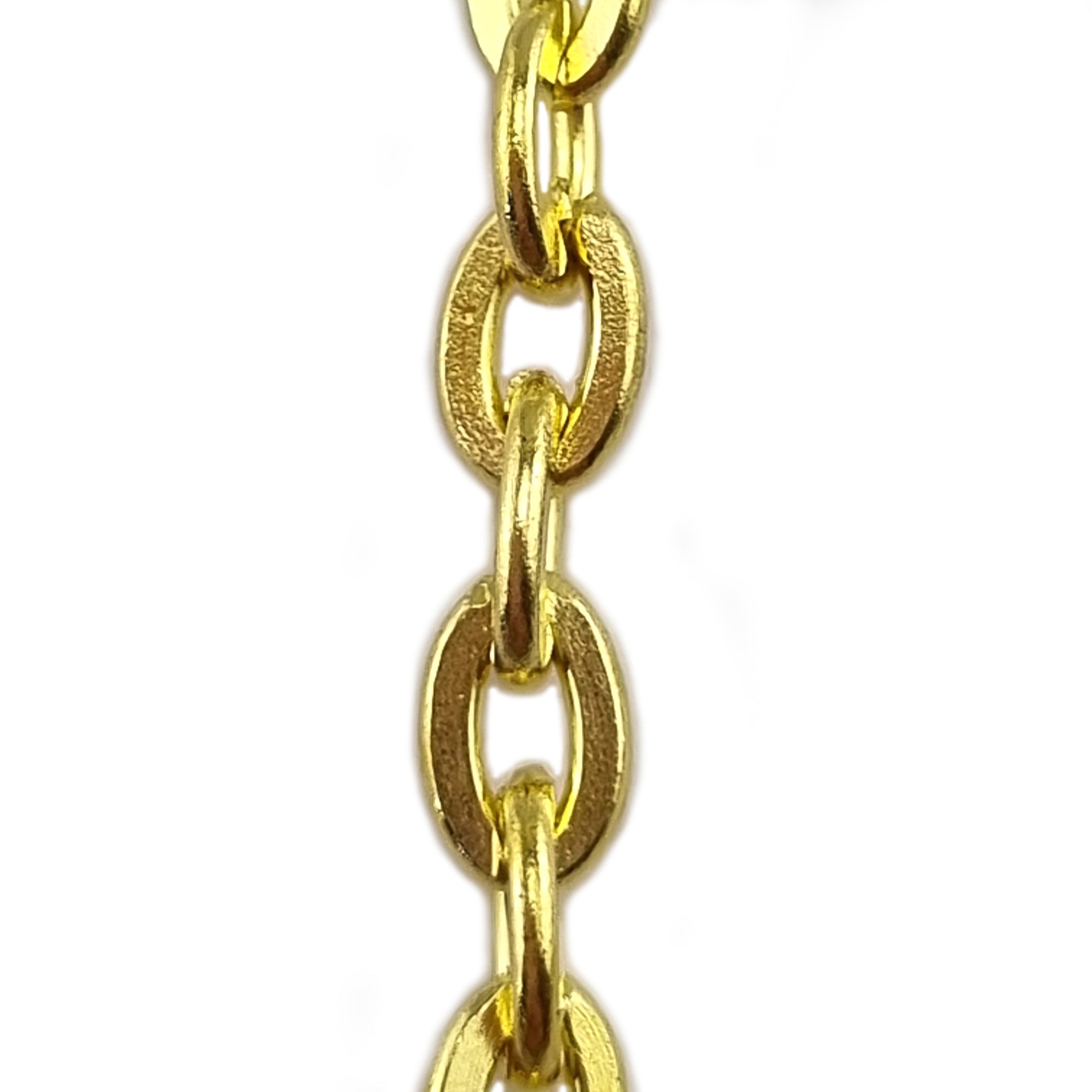 Hammered Trace Chain in a Gold Plated Finish. Various sizes available. Jewellery Chain, Australia wide shipping. Shop chain.com.au