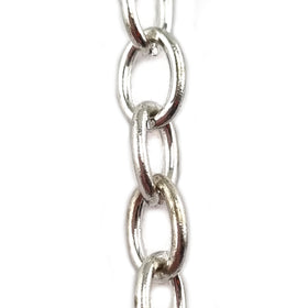 Trace Chain in a Silver Plated Finish. Size: 1.0mm, T100. Jewellery Chain, Australia wide shipping. Shop chain.com.au
