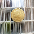 Galvanised welded wire mesh with 25mm square opening,1.25mm wire, 900mm high. Roll length 30 metres. Melbourne, Australia.