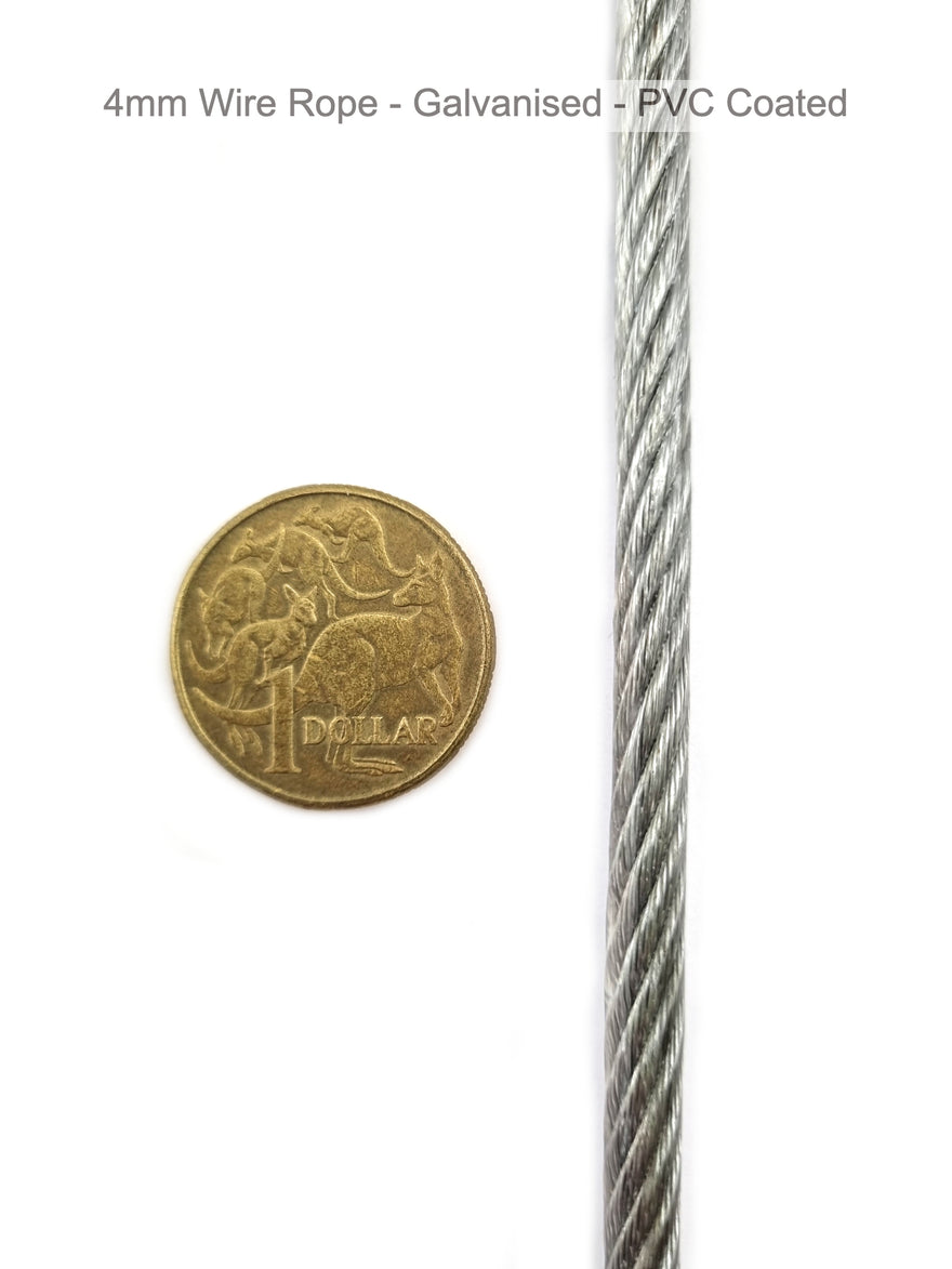 Wire Rope Galvanised PVC Coated. Australia Wide Shipping | Chain.com.au