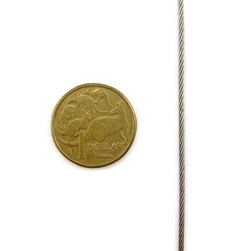 1.5mm marine grade stainless steel wire rope on a 300-metre reel. Wire cord. Shop online chain.com.au